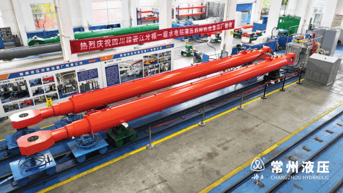出厂验收 | 四川雅砻江牙根一级水电站泄洪闸工作闸门2×3600kN液压启闭机成套设备顺利验收